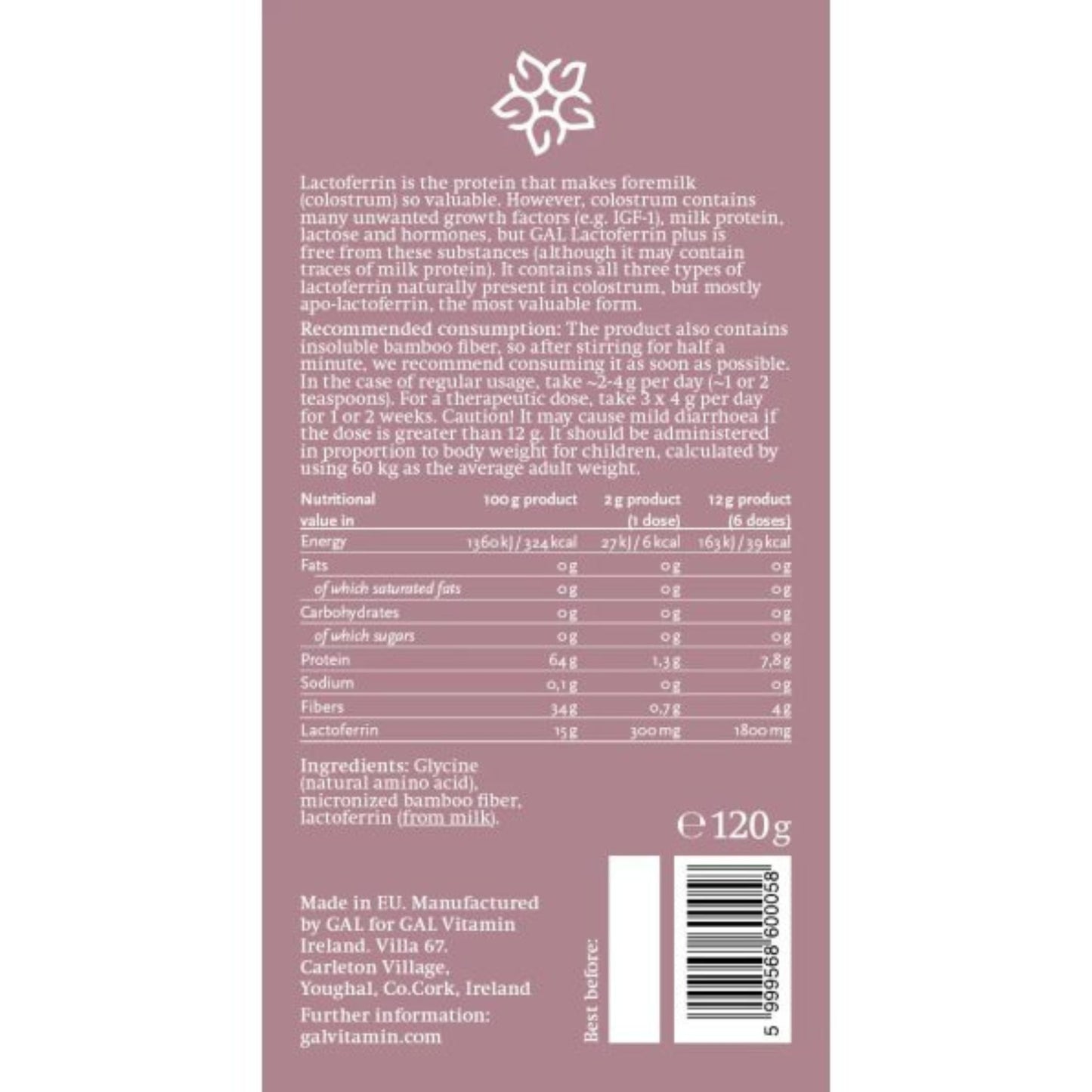 GAL Lactoferrin Plus – Foremilk Power for Daily Immune Balance