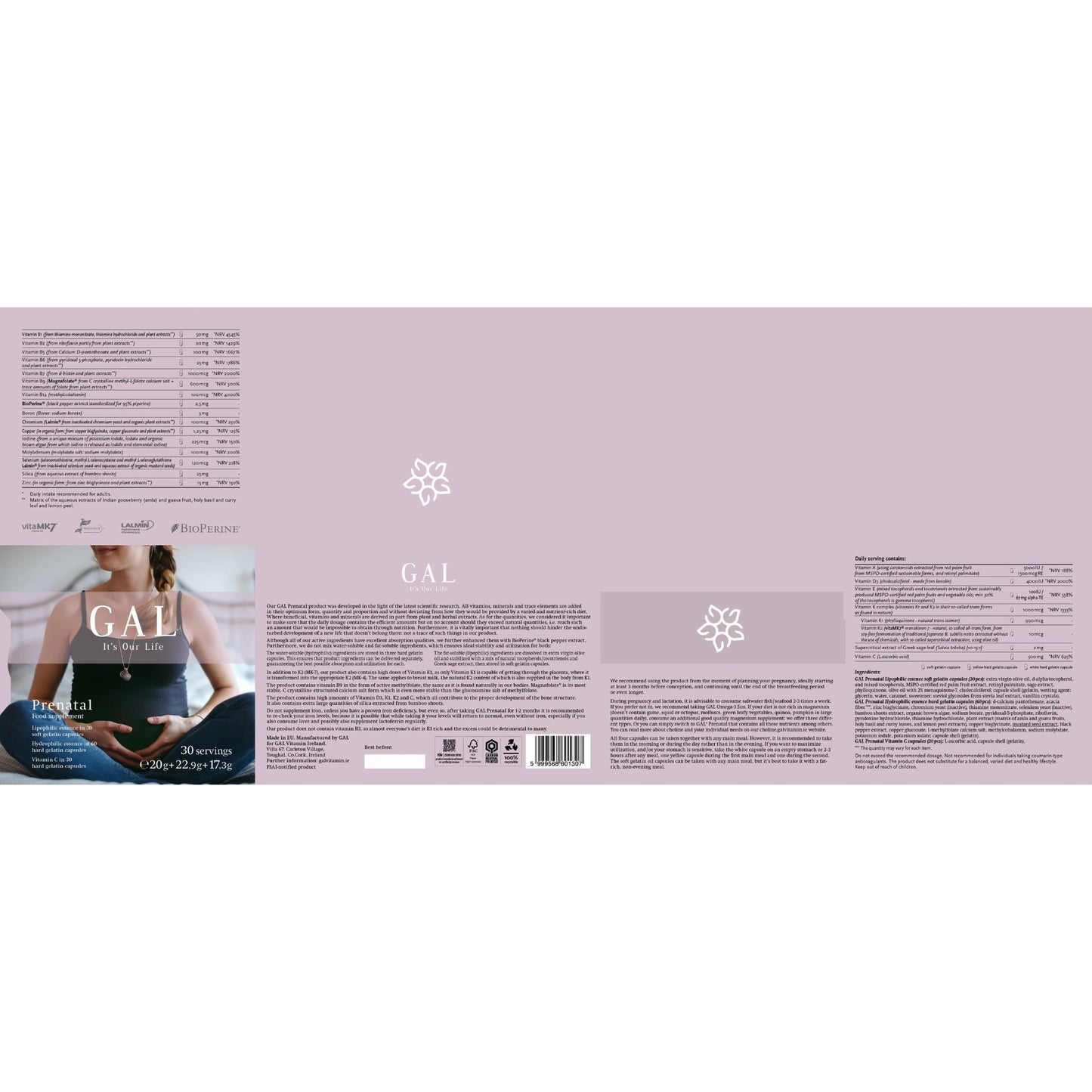 GAL Prenatal® Multivitamin – Thoughtful Nutrition for Mother and Baby