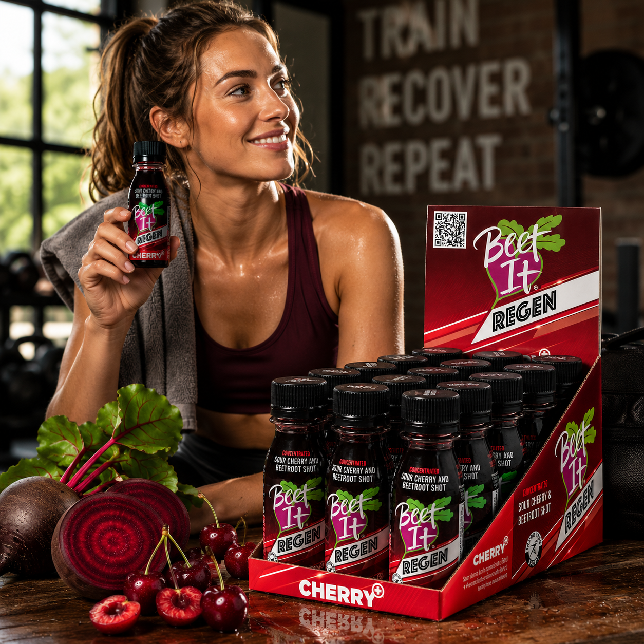 Beet It Regen Cherry+ Shots – 15 × 70ml Recovery & Wellness Pack