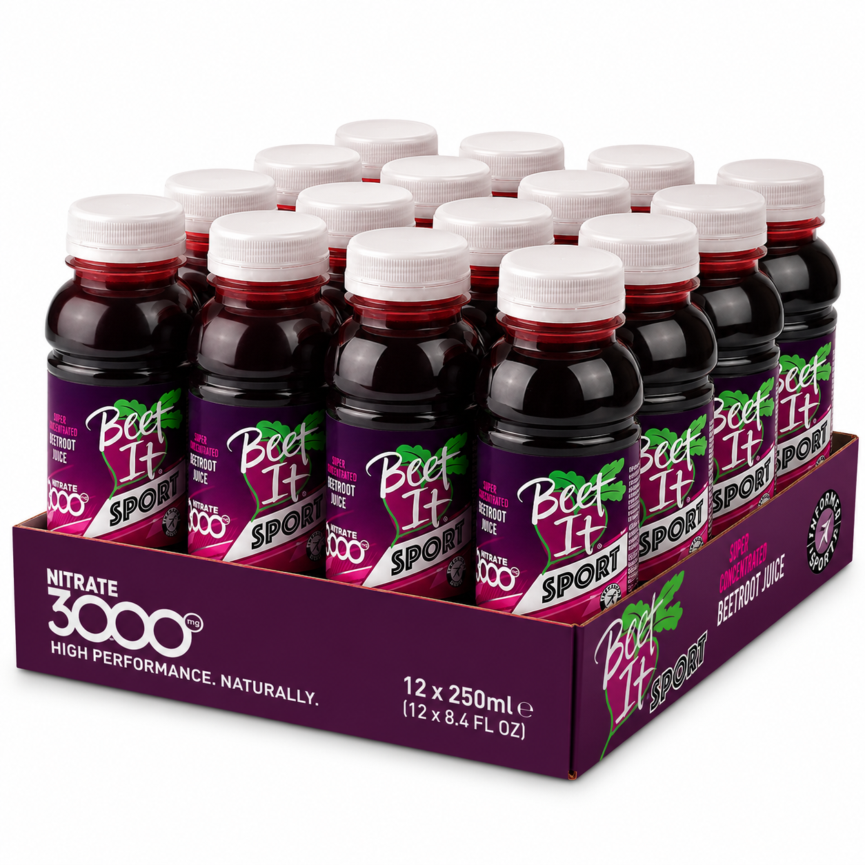 Beet It Sport Nitrate 3000 Concentrate – 12 × 250ml Multi-Pack