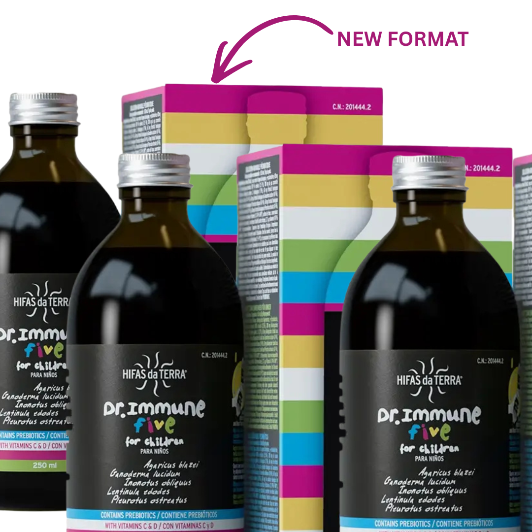 Dr. Immune Five Children’s Syrup 3+ – 5 Mushrooms + Vitamins C & D