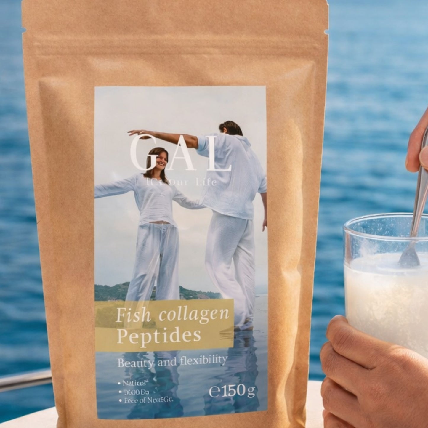GAL Fish Collagen Peptides 150g – Neu5Gc-Free Marine Collagen (30 Doses)