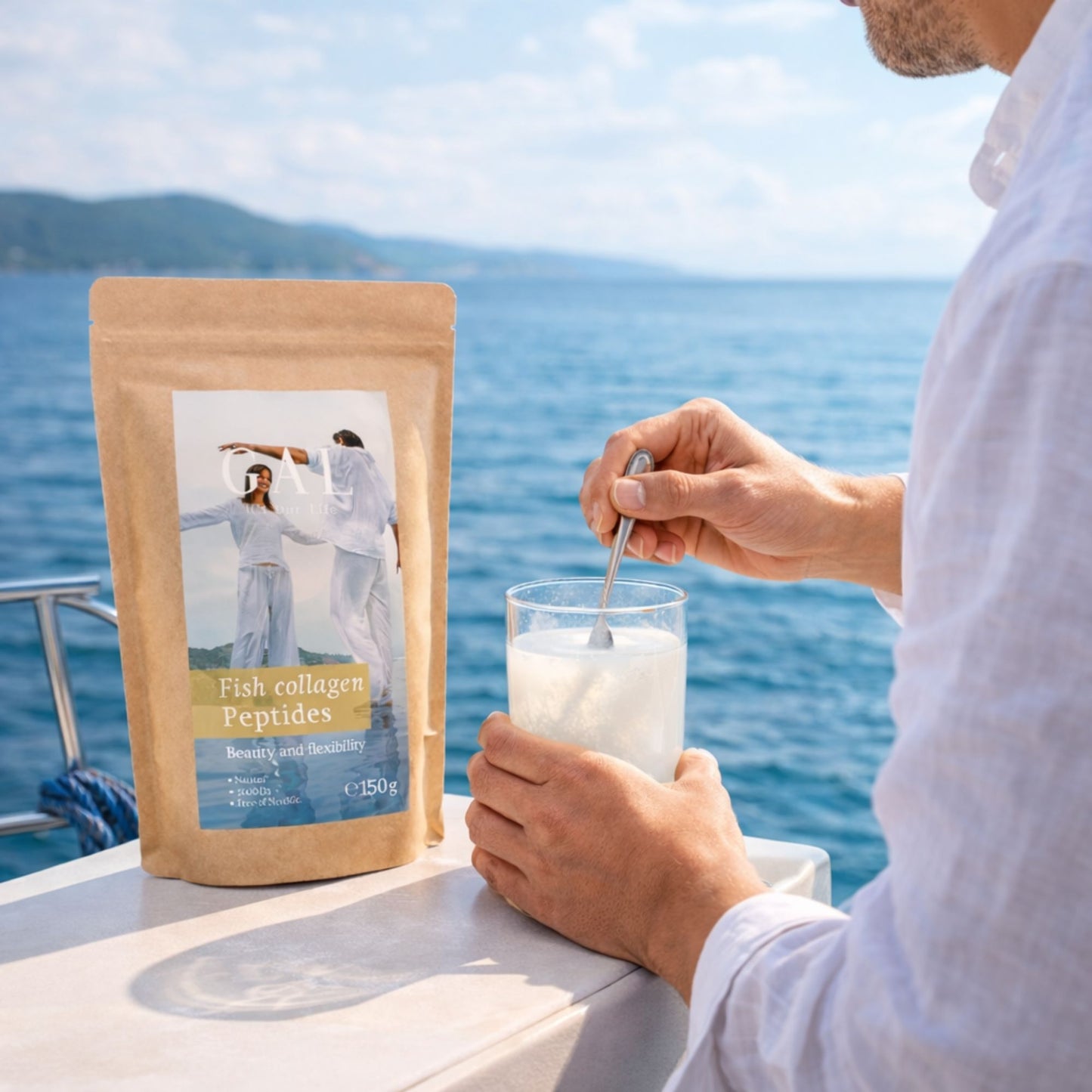 GAL Fish Collagen Peptides 150g – Neu5Gc-Free Marine Collagen (30 Doses)