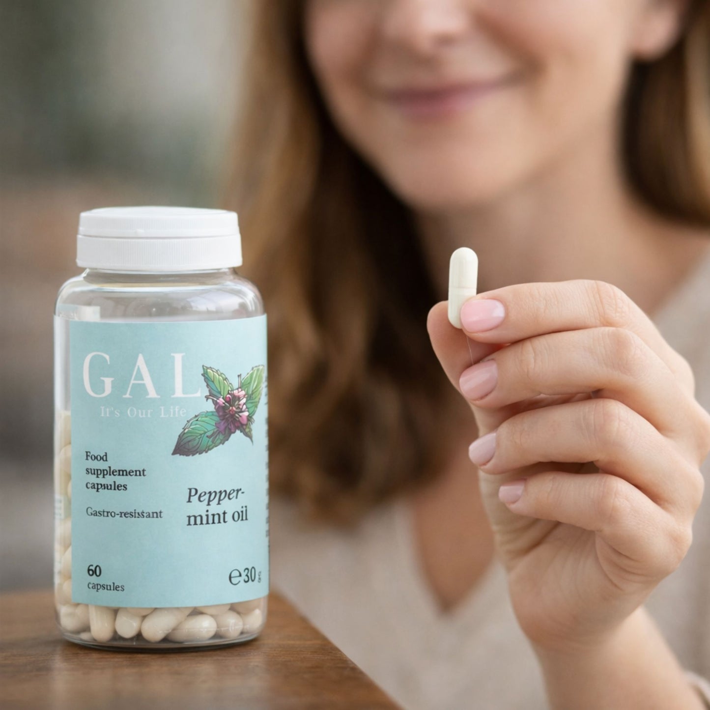 GAL Peppermint Oil – Gastro-Resistant Capsules (60 capsules)