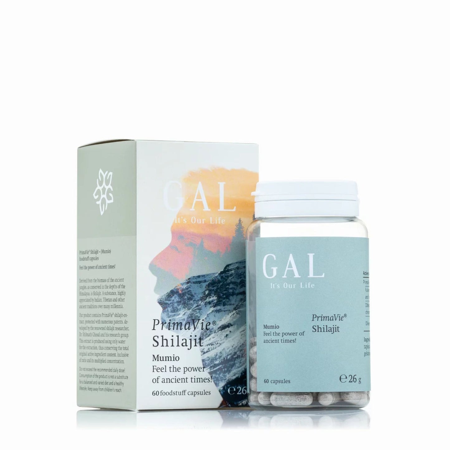 GAL PrimaVie® Shilajit (Mumio) – Natural Mineral Complex (60 Capsules)