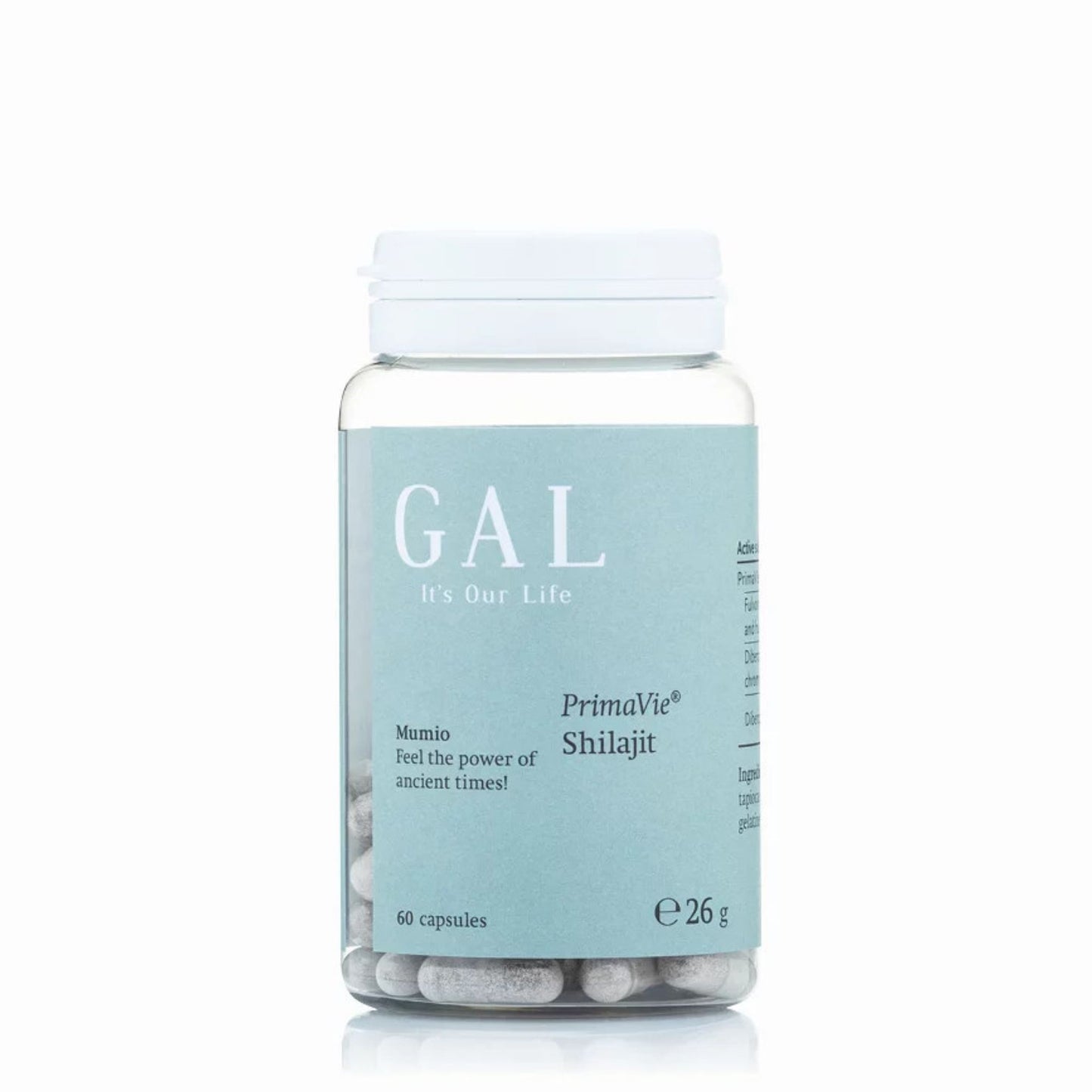 GAL PrimaVie® Shilajit (Mumio) – Natural Mineral Complex (60 Capsules)