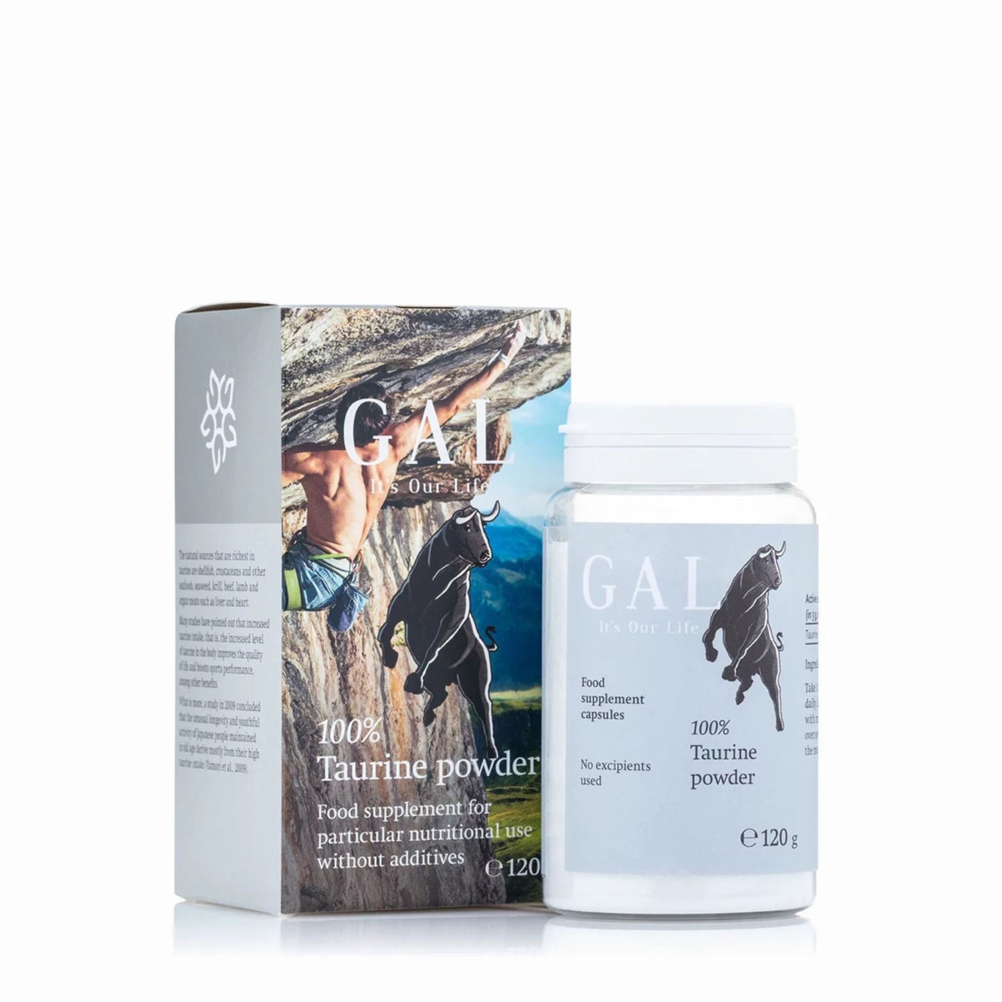 GAL Taurine Powder 120 g (40 Doses) – 100% Pure, No Excipients