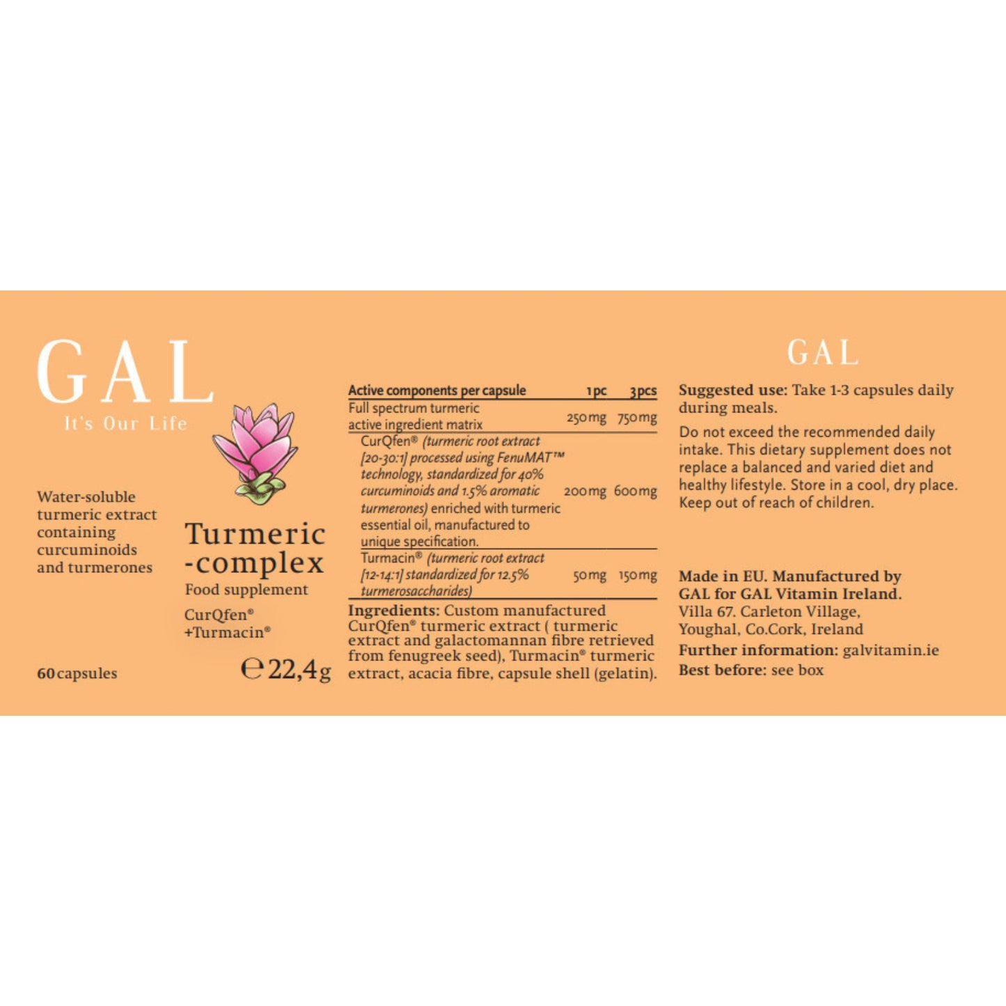 GAL Turmeric-Complex (60 Capsules)