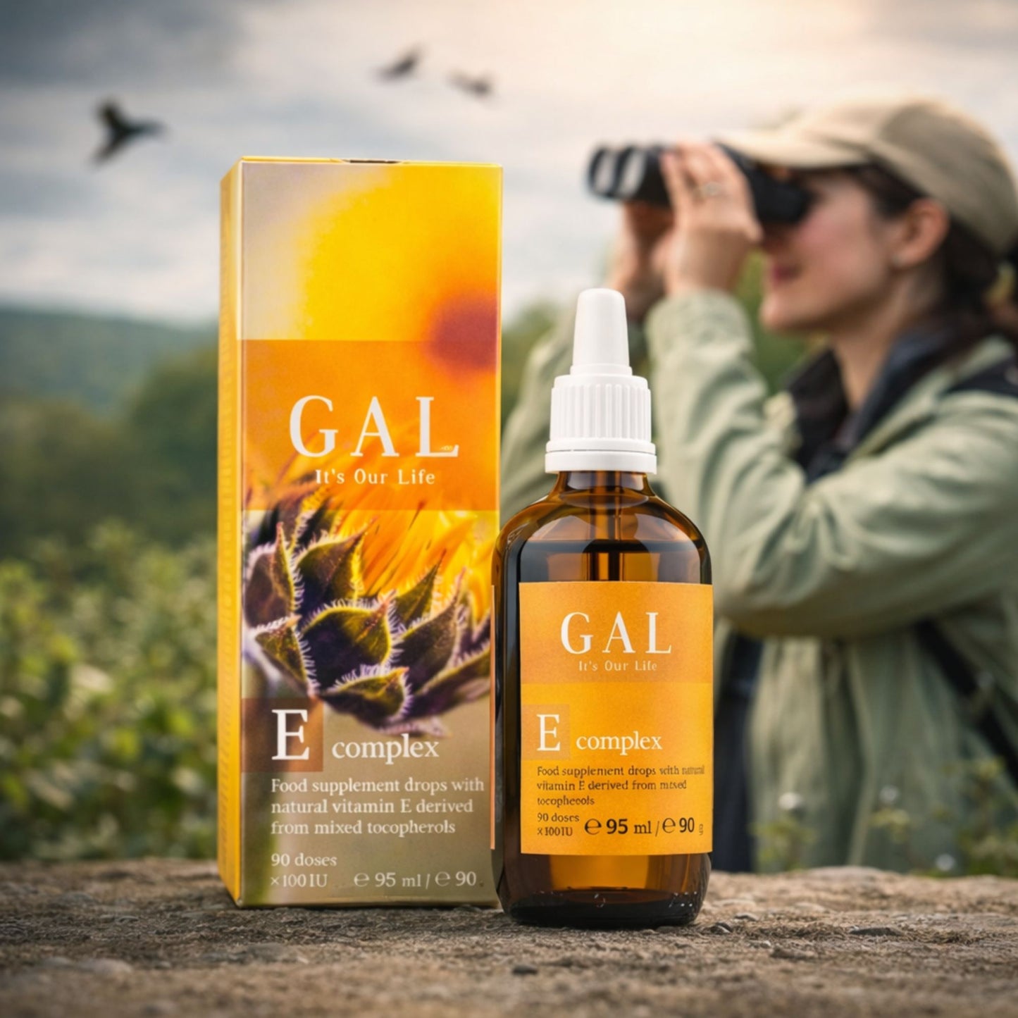 GAL Vitamin E Natural Liquid Drops (100 IU, 90 doses)