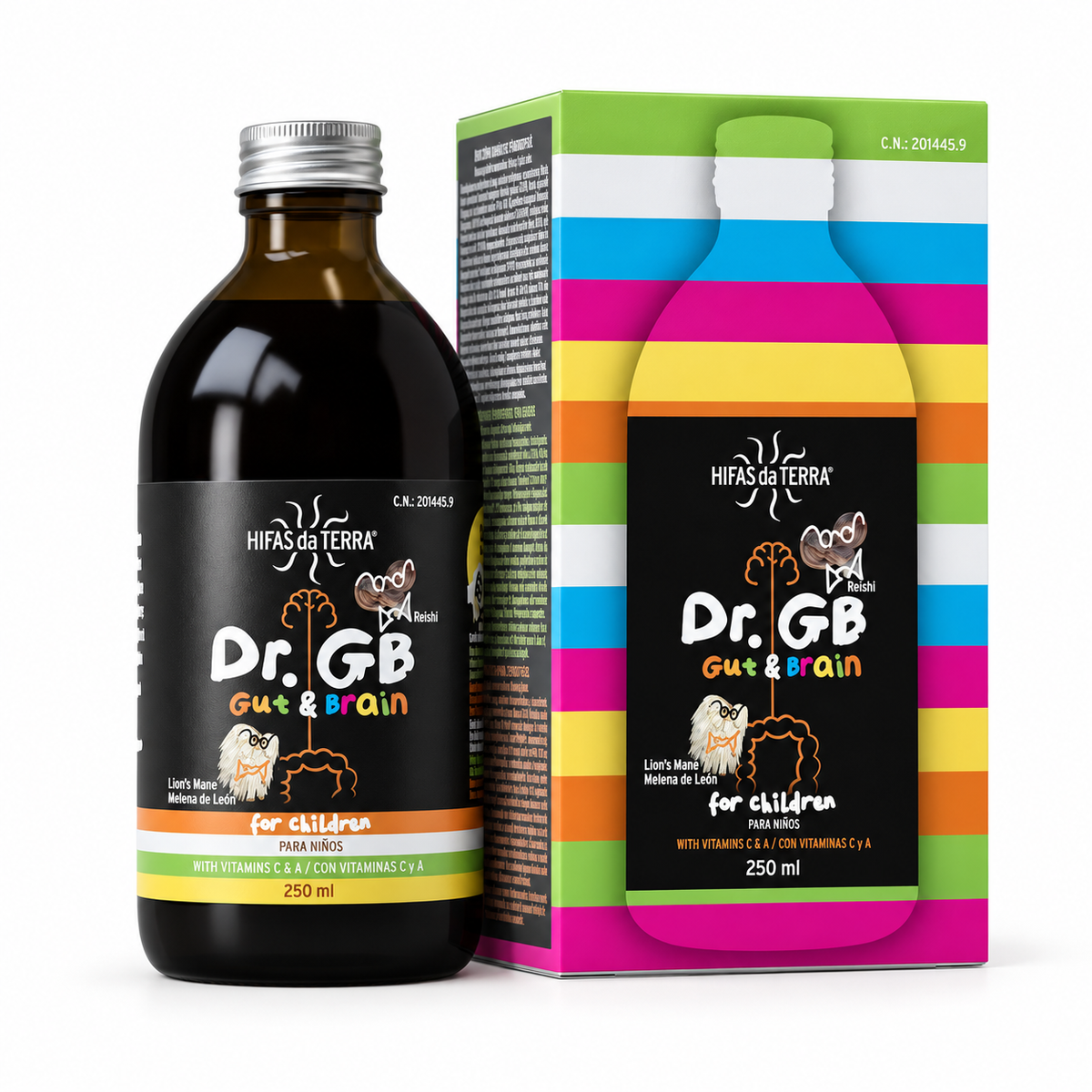 Dr. GB Gut & Brain Syrup for Children 3+ – Reishi & Lion’s Mane