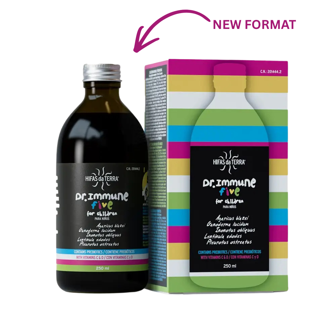 Dr. Immune Five Children’s Syrup 3+ – 5 Mushrooms + Vitamins C & D