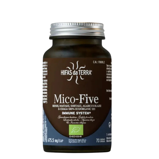 Mico-Five® – Reishi, Maitake, Shiitake, Sun Mushroom & Chaga Extracts + Vitamin C