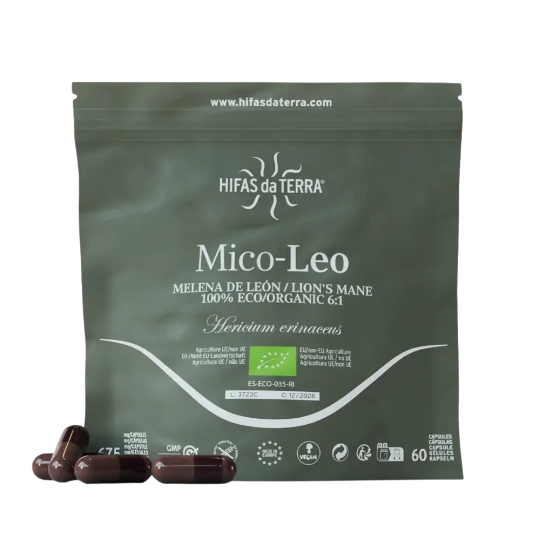 Hifas da Terra Mico-Leo Organic Lion’s Mane Extract Capsules