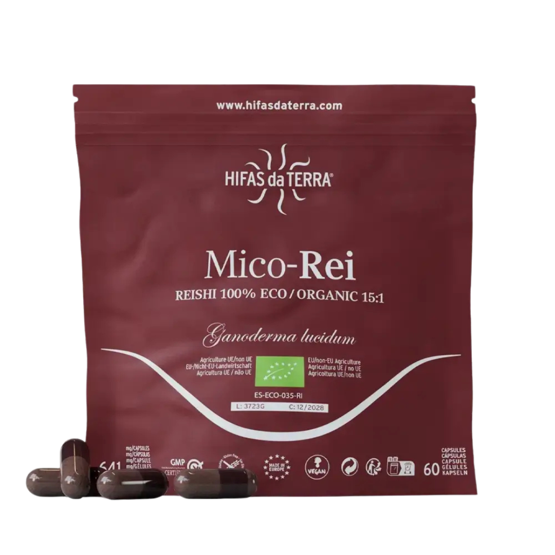 Hifas da Terra Mico-Rei Organic Reishi Extract Capsules