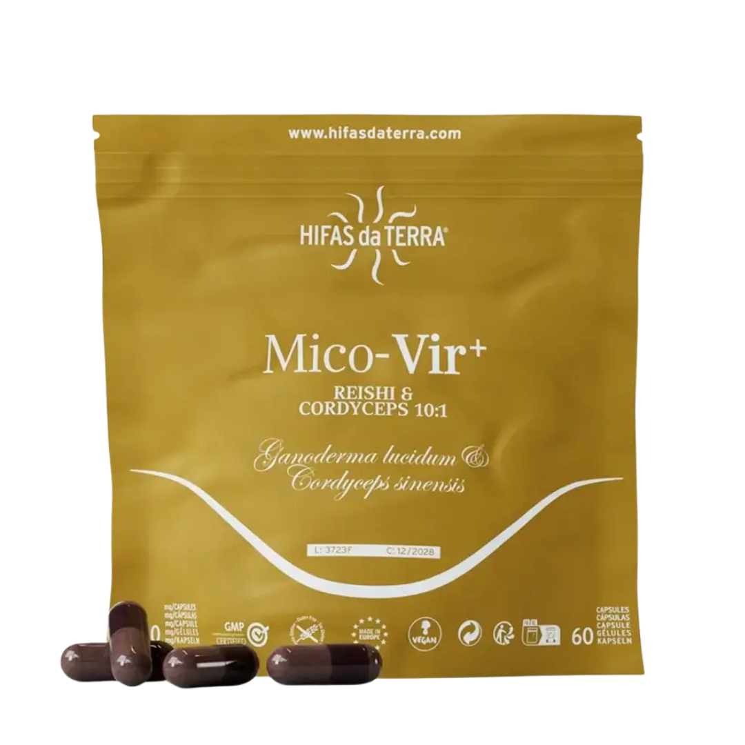 Hifas da Terra Mico-Vir+ Reishi & Cordyceps Extract Capsules