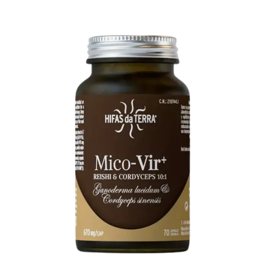 Hifas da Terra Mico-Vir+ Reishi & Cordyceps Extract Capsules