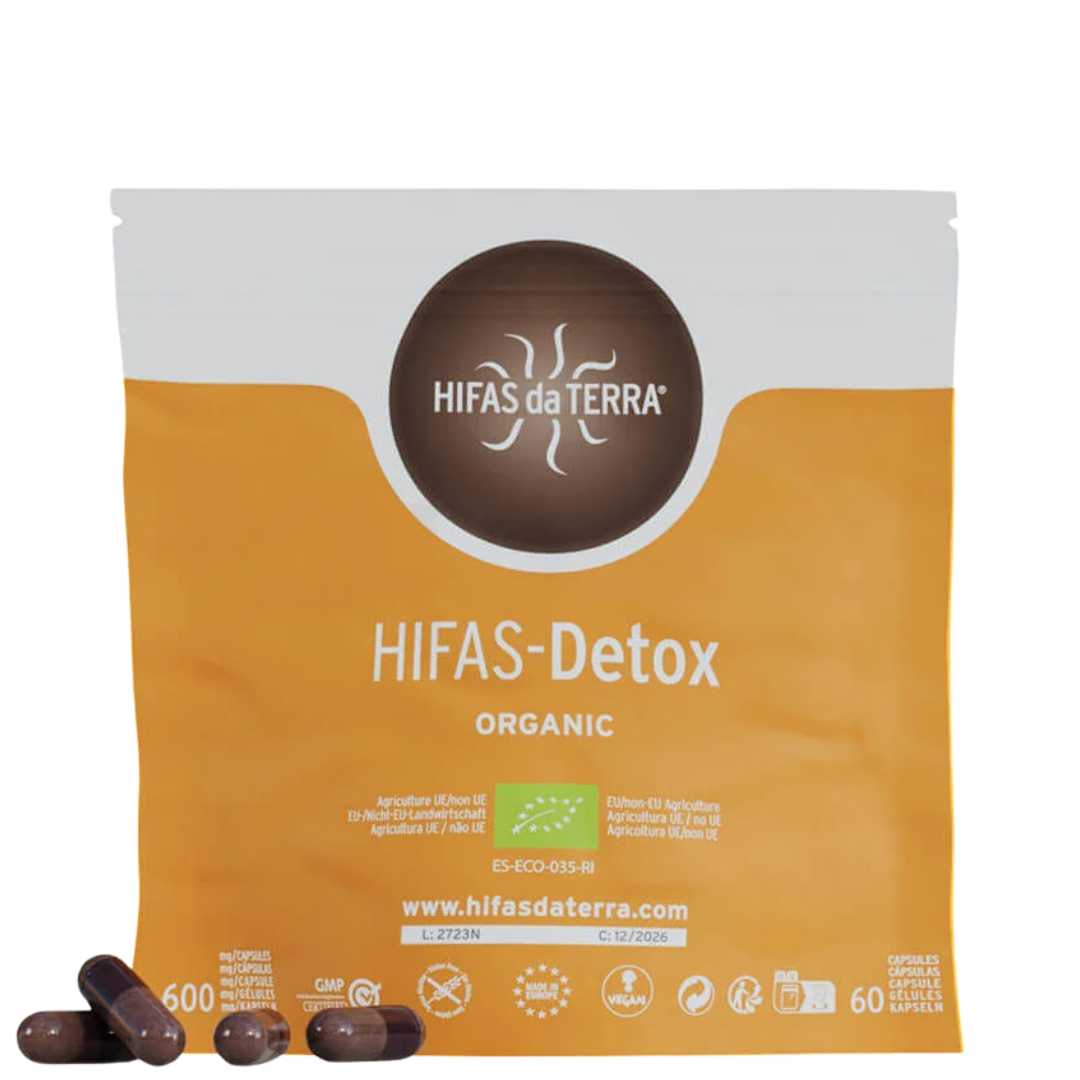 HIFAS-Detox Maitake & Polyporus Extract with Vitamin C – 60 Vegan Capsules
