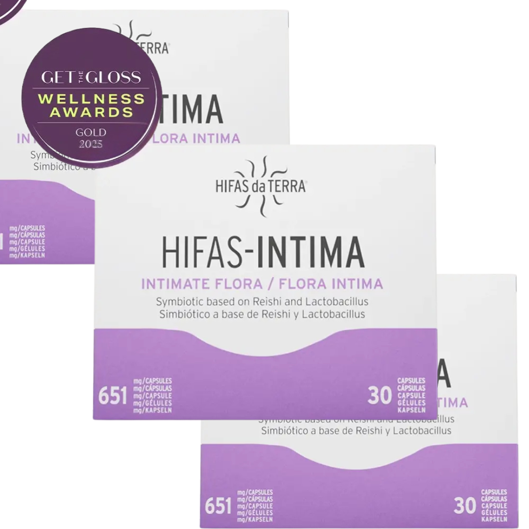 HIFAS-INTIMA Vaginal Prebiotic & Probiotic – Reishi & Lactobacillus – 30 Vegan Capsules