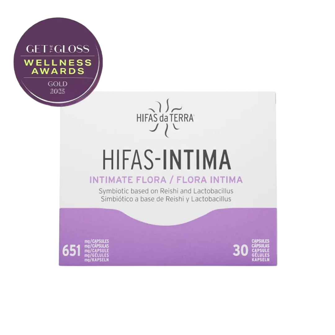HIFAS-INTIMA Vaginal Prebiotic & Probiotic – Reishi & Lactobacillus – 30 Vegan Capsules