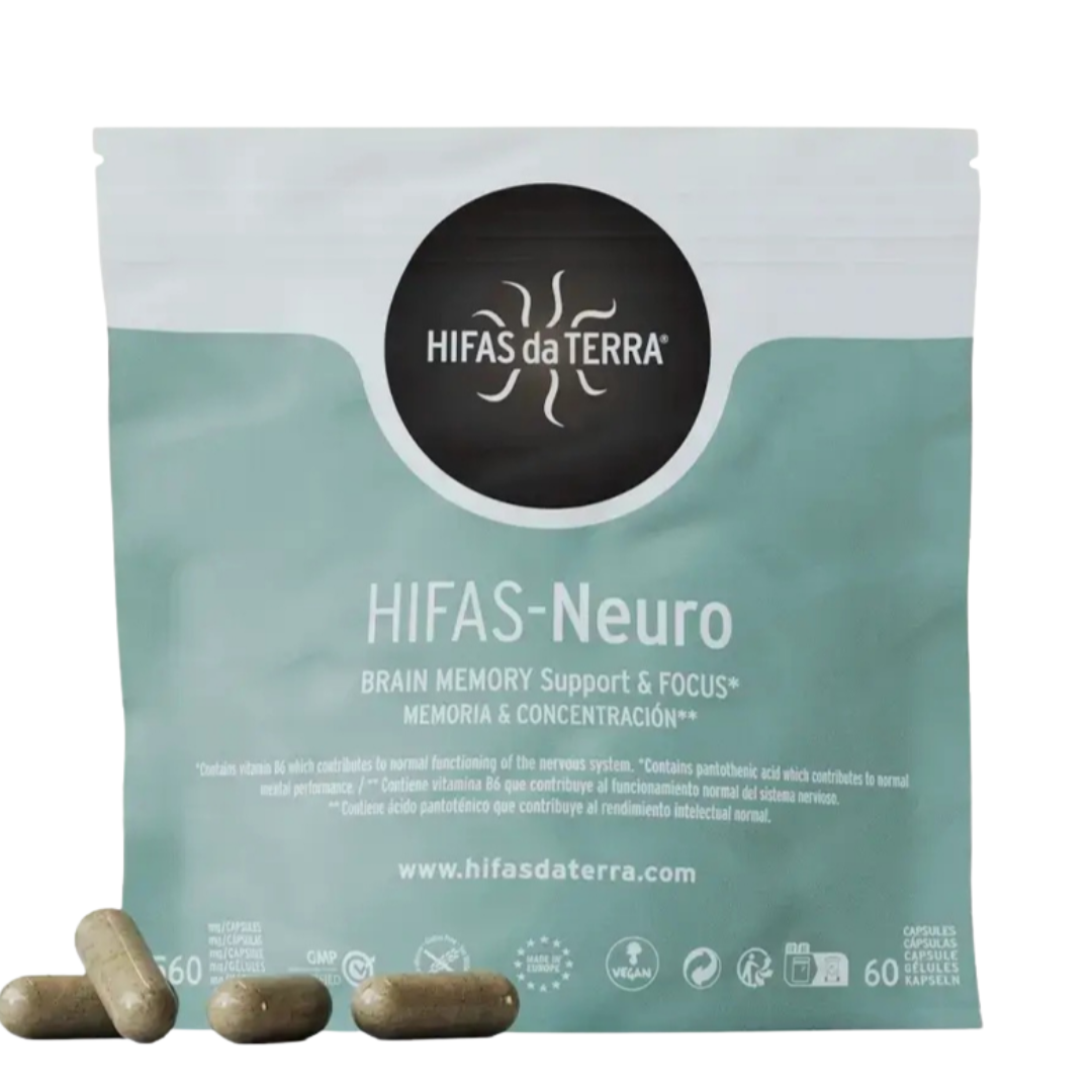 HIFAS-Neuro Lion’s Mane & Chaga – Memory & Concentration – 60 Vegan Capsules
