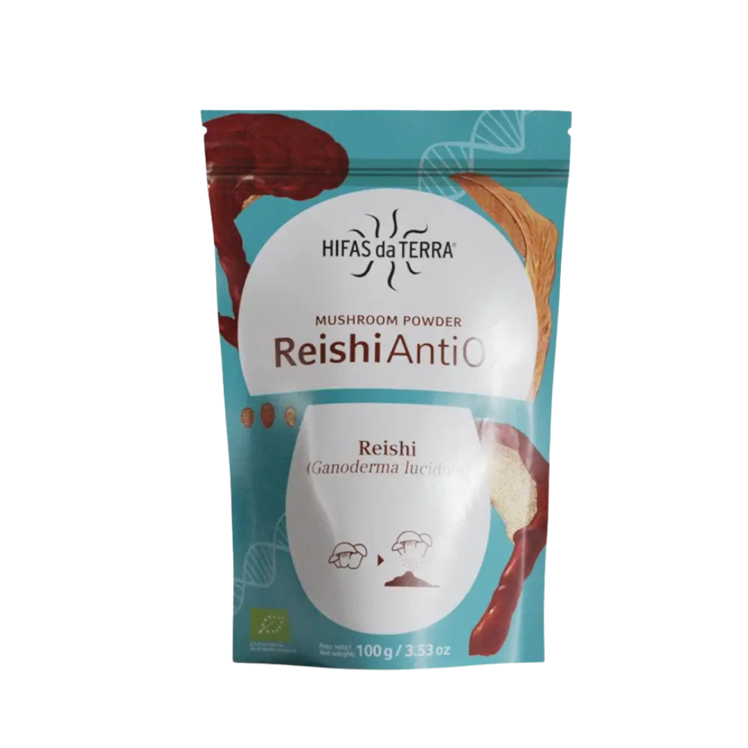 Hifas da Terra Reishi AntiOx 100g – product packaging