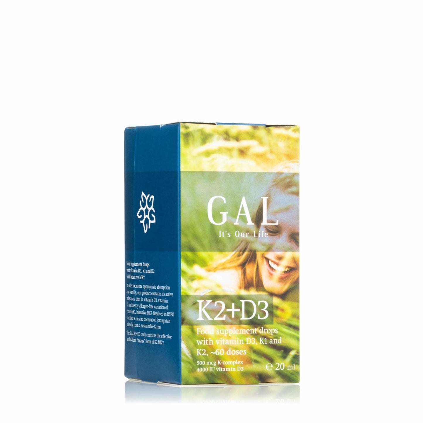 GAL K-Complex + D3 Vitamin Drops (60 doses)
