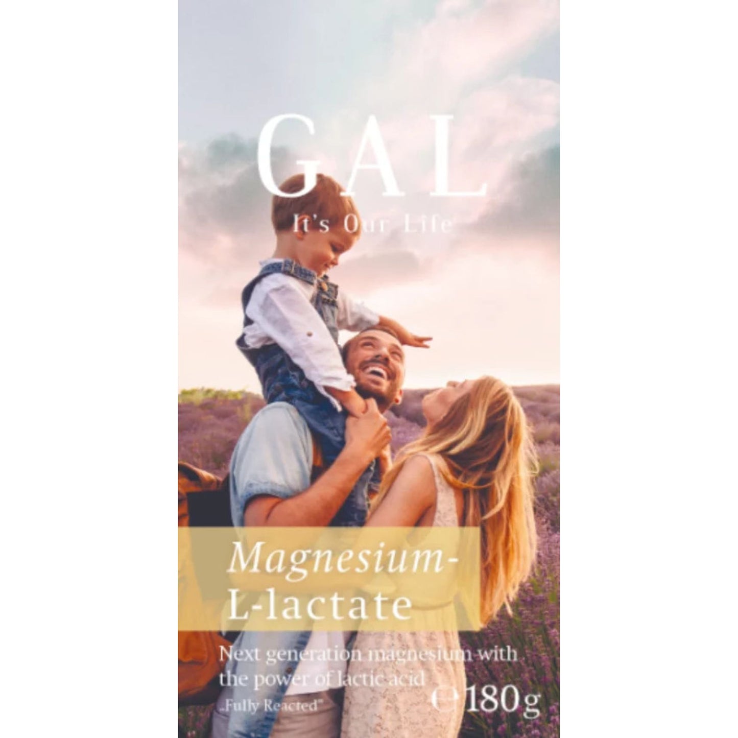 GAL Magnesium L-Lactate Powder 180g (90 doses)