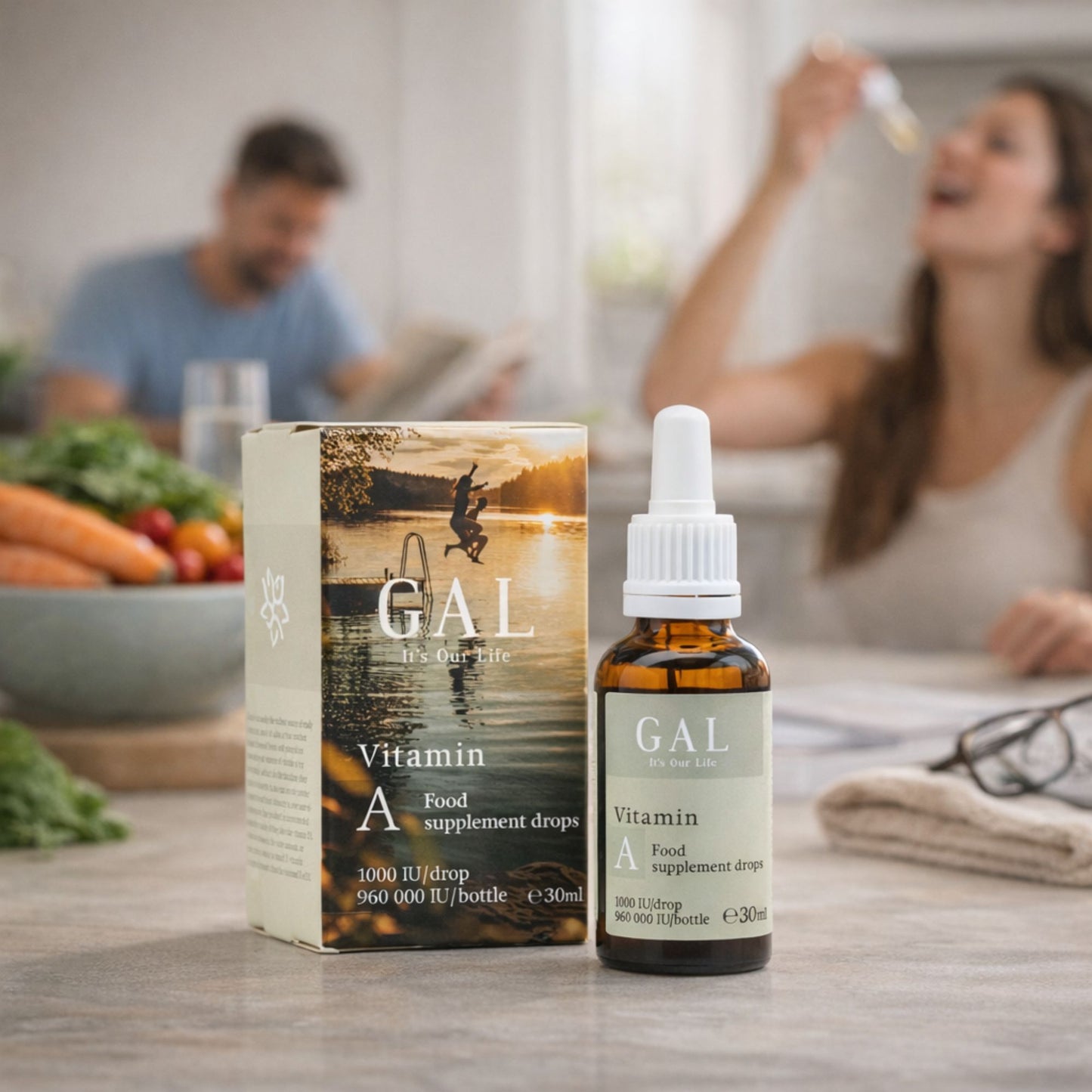 GAL Vitamin A Drops – 1000 IU (960 servings)