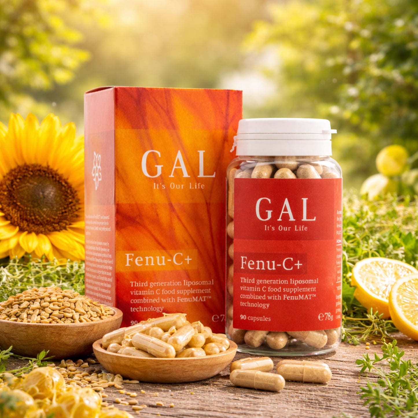 GAL Fenu-C+ – Advanced Liposomal Vitamin C Capsules