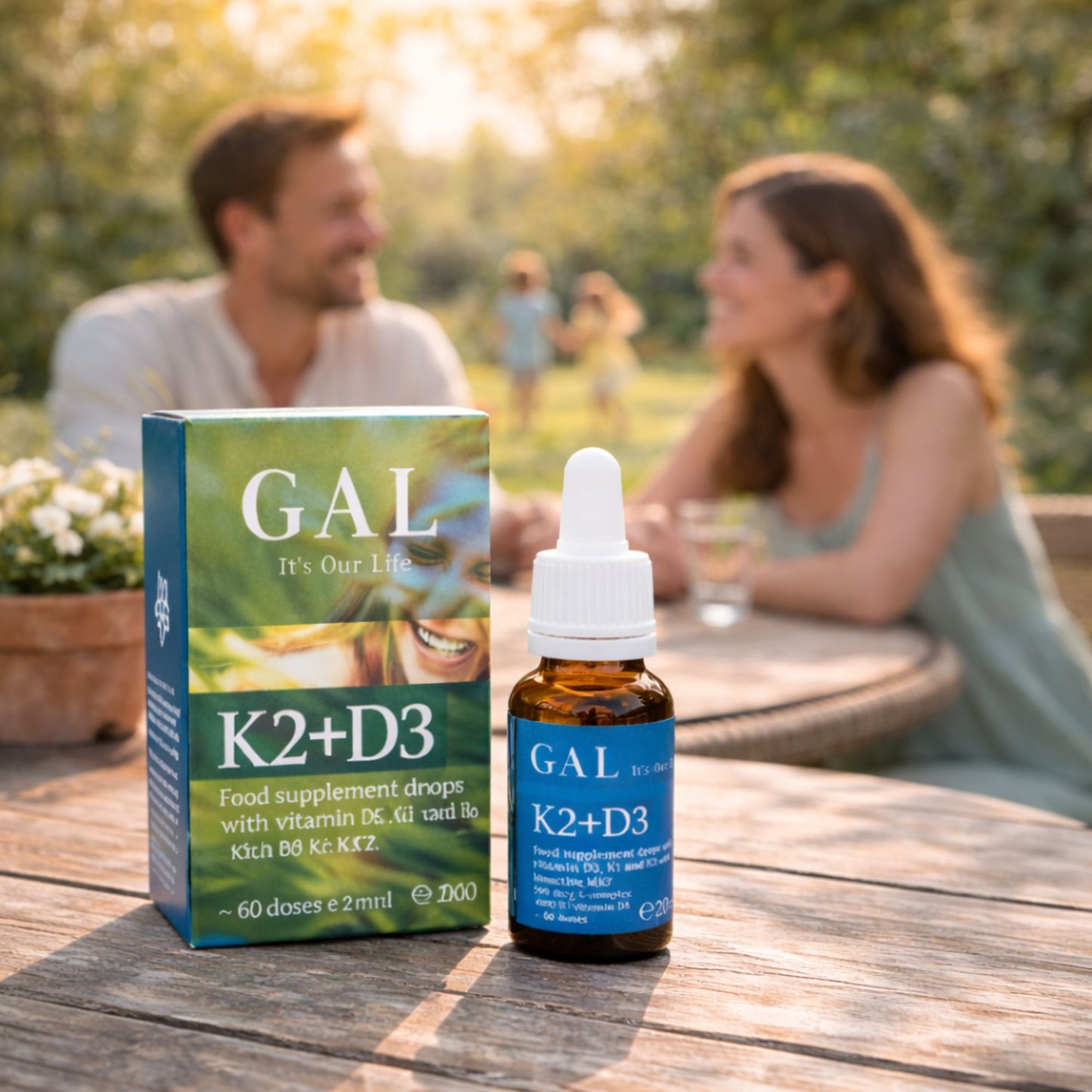 GAL K-Complex + D3 Vitamin Drops (60 doses)